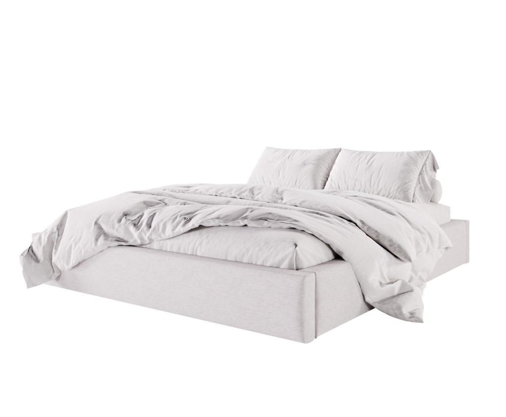 Großes Doppelbett 200x200 cm mit erleichterter Bettmachfunktion, Lattenrost mit Hebefunktion, SAMOS SF 02