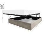 Großes Doppelbett 200x200 cm mit erleichterter Bettmachfunktion, Lattenrost mit Hebefunktion, SAMOS SF 02 Großes Doppelbett 200x200 cm mit erleichterter Bettmachfunktion, Lattenrost mit Hebefunktion, SAMOS SF 02