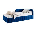 Kinderbett 80x180 cm mit Bettkasten und Lattenrost, Eckbett für Jugendzimmer, MARIO SM 06