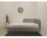 Kinderbett 80x180 cm mit Bettkasten und Lattenrost, Eckbett für Jugendzimmer, MARIO SM 06