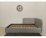 Kinderbett 80x180 cm mit Bettkasten und Lattenrost, Eckbett für Jugendzimmer, MARIO SM 06