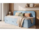 Polsterbett 100x200 cm für Jugendzimmer, mit Bettkasten, Seitenblende abgerundet, MACIUS 2M Polsterbett 100x200 cm für Jugendzimmer, mit Bettkasten, Seitenblende abgerundet, MACIUS 2M