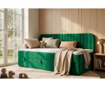 Polsterbett 100x200 cm für Jugendzimmer, mit Bettkasten, Seitenblende abgerundet, MACIUS 2M Polsterbett 100x200 cm für Jugendzimmer, mit Bettkasten, Seitenblende abgerundet, MACIUS 2M
