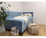 Jugendbett 120x200 cm mit Bettkasten und Matratze, GEOMETRIC 3M