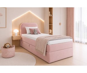 INTARO A11 Bequemes Boxspringbett 80x200 cm mit Bettkasten für Kinderzimmer, Farbvarianten!