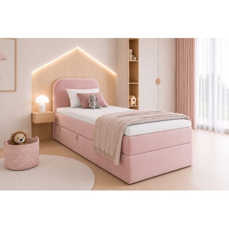 INTARO A11 Bequemes Boxspringbett 80x200 cm mit Bettkasten für Kinderzimmer, Farbvarianten!