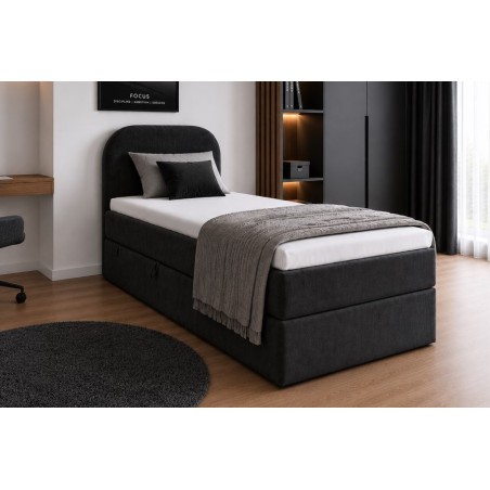 INTARO A11 Modernes Kontinentalbett 100x200 cm mit Bettkasten für Jugendzimmer, Farbvarianten!