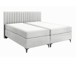Doppelbett 180x200 cm, Ehebett, Hotelbett, vertikale Nähte am Kopfteil, ANTONINA 1M