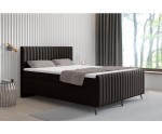 Boxspringbett 180x200 cm, Ehebett, Hotelbett, mit Kopfteil, Fußteil und Bettkasten, ANTONINA 2M Boxspringbett 180x200 cm, Ehebett, Hotelbett, mit Kopfteil, Fußteil und Bettkasten, ANTONINA 2M