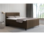 Boxspringbett 180x200 cm, Ehebett, Hotelbett, mit Kopfteil, Fußteil und Bettkasten, ANTONINA 2M Boxspringbett 180x200 cm, Ehebett, Hotelbett, mit Kopfteil, Fußteil und Bettkasten, ANTONINA 2M