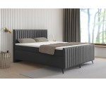 Boxspringbett 180x200 cm, Ehebett, Hotelbett, mit Kopfteil, Fußteil und Bettkasten, ANTONINA 2M Boxspringbett 180x200 cm, Ehebett, Hotelbett, mit Kopfteil, Fußteil und Bettkasten, ANTONINA 2M