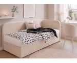 Kinderbett 80x180 cm, Seitenblende und Kopfteil abgerundet, OLIVIA 3R