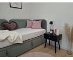 Kinderbett 80x180 cm, Seitenblende und Kopfteil abgerundet, OLIVIA 3R