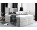 Doppelbett 180x200 cm, Boxspringbett mit 2 Matratzen, 2 Bettkästen, niedriges Kopfteil auf Wunsch, MAGNUS 22B