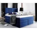 Doppelbett 180x200 cm, Boxspringbett mit 2 Matratzen, 2 Bettkästen, niedriges Kopfteil auf Wunsch, MAGNUS 22B