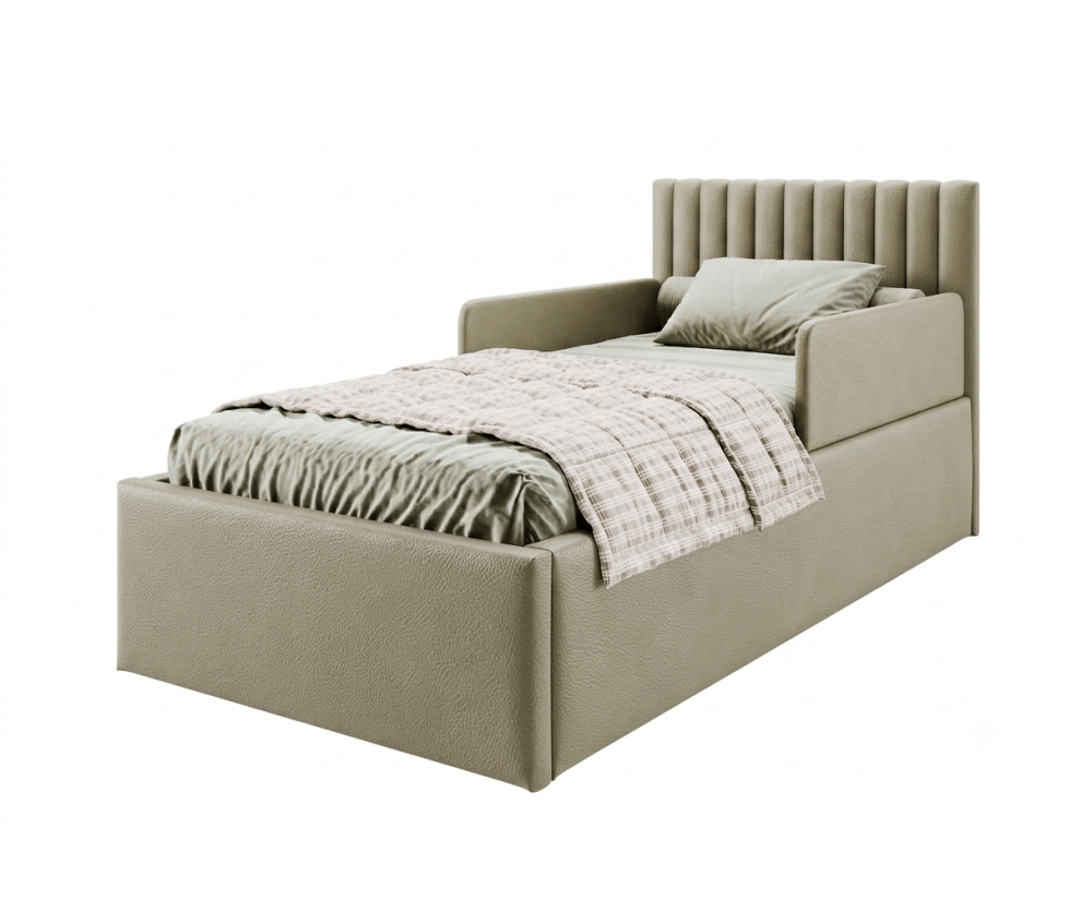 Funktionsbett 120x200 cm mit individuell verstellbarem Lattenrost per Fernbedienung, 2x RAUSFSALLSCHUTZ, BARTEK SEB