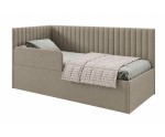 Bequemes Bett 100x200 cm für Senioren universal mit verstellbarem Lattenrost per Fernbedienung und RAUSFALLSCHUTZ, CARLOS SEB
