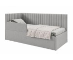 Bequemes Bett 100x200 cm für Senioren universal mit verstellbarem Lattenrost per Fernbedienung und RAUSFALLSCHUTZ, CARLOS SEB