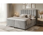 Großes Boxspringbett in Überlänge 180x220 cm für Schlafzimmer, Ehebett mit Bettkasten, Doppelbett BARCELONA 1M