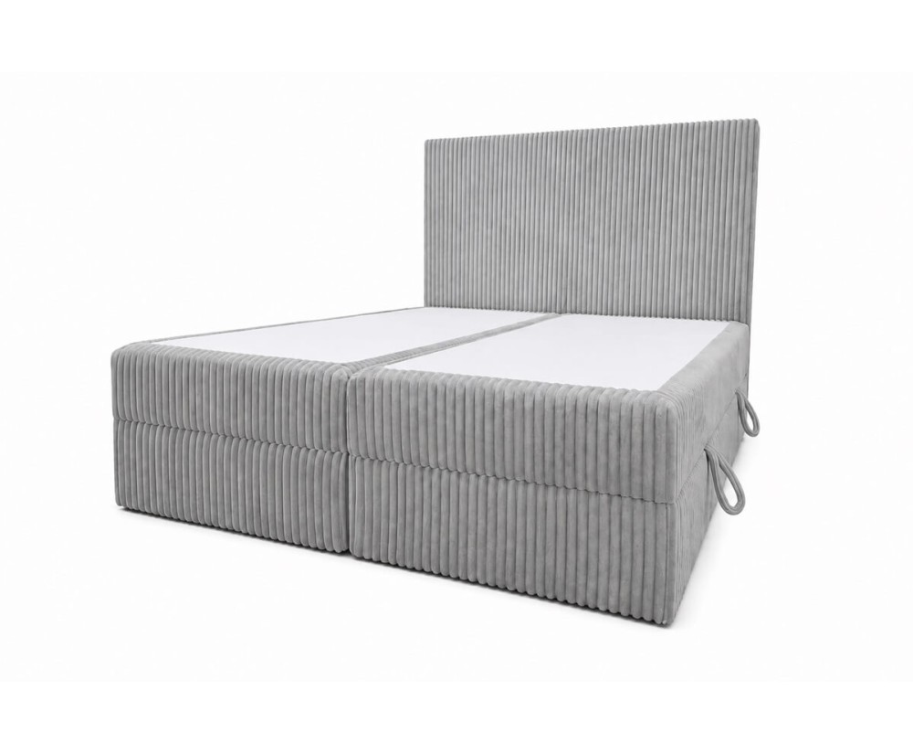Boxspringbett 140x200 cm mit Cordbezug, Bettkasten und Matratze, Schlafzimmerbett NEAPOL 1M Boxspringbett 140x200 cm mit Cordbezug, Bettkasten und Matratze, Schlafzimmerbett NEAPOL 1M