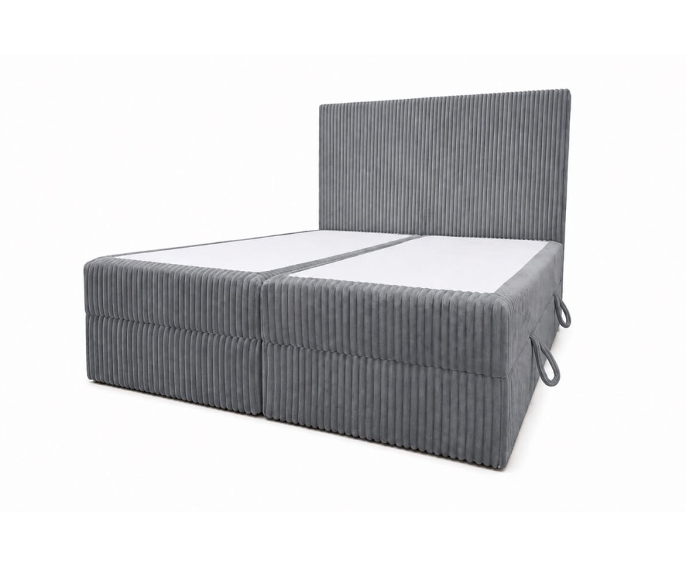 Boxspringbett 140x200 cm mit Cordbezug, Bettkasten und Matratze, Schlafzimmerbett NEAPOL 1M Boxspringbett 140x200 cm mit Cordbezug, Bettkasten und Matratze, Schlafzimmerbett NEAPOL 1M