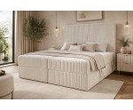 Boxspringbett 140x200 cm mit Cordbezug, Bettkasten und Matratze, Schlafzimmerbett NEAPOL 1M Boxspringbett 140x200 cm mit Cordbezug, Bettkasten und Matratze, Schlafzimmerbett NEAPOL 1M