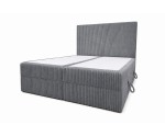 Großes Schlafzimmerbett 200x200 cm mit 2 Bettkästen und Cordbezug, Matratze zur Wahl, Kontinentalbett NEAPOL 1M Großes Schlafzimmerbett 200x200 cm mit 2 Bettkästen und Cordbezug, Matratze zur Wahl, Kontinentalbett NEAPOL 1M