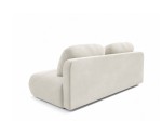 Schlafcouch mit Rückenkissen, 3-Sitzer-Sofa mit Schlaffunktion und Bettkasten, TRIVIO K16