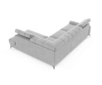 Modernes Ecksofa mit Schlaffunktion und Bettkasten, einstellbare Kopfteile, TRIVIO N1