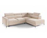 Ecksofa mit Schlaffunktion und Bettkasten, einstellbare Kopfteile, TRIVIO N6 Ecksofa mit Schlaffunktion und Bettkasten, einstellbare Kopfteile, TRIVIO N6