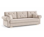 Elegantes 3-Sitzer-Sofa, Couch mit Schlaffunktion und Bettkasten, TRIVIO K2