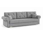 Elegantes 3-Sitzer-Sofa, Couch mit Schlaffunktion und Bettkasten, TRIVIO K2
