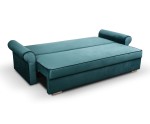 Elegantes 3-Sitzer-Sofa, Couch mit Schlaffunktion und Bettkasten, TRIVIO K2