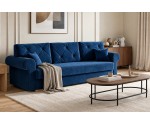 Elegantes 3-Sitzer-Sofa, Couch mit Schlaffunktion und Bettkasten, TRIVIO K2