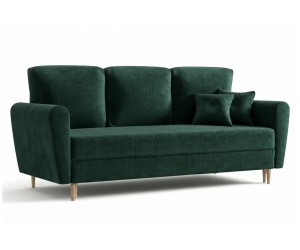Schlafcouch im skandinavischen Stil mit Bettkasten, 3-Sitzer-Sofa, TRIVIO K3