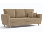 Schlafcouch im skandinavischen Stil mit Bettkasten, 3-Sitzer-Sofa, TRIVIO K3