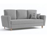 Schlafcouch im skandinavischen Stil mit Bettkasten, 3-Sitzer-Sofa, TRIVIO K3