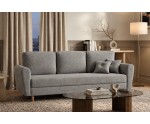 Schlafcouch im skandinavischen Stil mit Bettkasten, 3-Sitzer-Sofa, TRIVIO K3