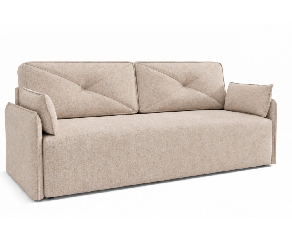 Schlafcouch mit Rückenkissen, 2-Sitzer-Sofa mit Schlaffunktion und Bettkasten, TRIVIO K9 Schlafcouch mit Rückenkissen, 2-Sitzer-Sofa mit Schlaffunktion und Bettkasten, TRIVIO K9