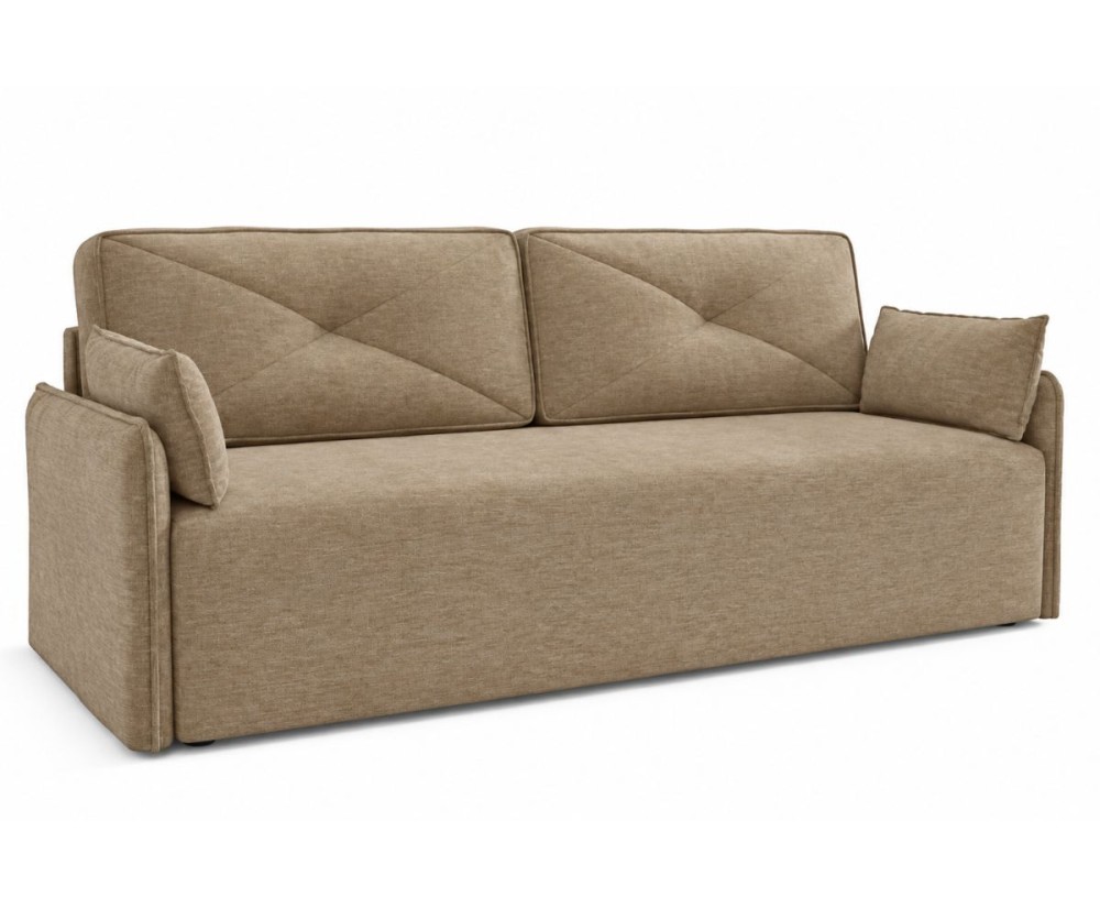 Schlafcouch mit Rückenkissen, 2-Sitzer-Sofa mit Schlaffunktion und Bettkasten, TRIVIO K9 Schlafcouch mit Rückenkissen, 2-Sitzer-Sofa mit Schlaffunktion und Bettkasten, TRIVIO K9