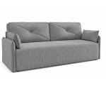 Schlafcouch mit Rückenkissen, 2-Sitzer-Sofa mit Schlaffunktion und Bettkasten, TRIVIO K9