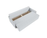 Schlafcouch mit Rückenkissen, 2-Sitzer-Sofa mit Schlaffunktion und Bettkasten, TRIVIO K9