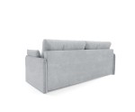Schlafcouch mit Rückenkissen, 2-Sitzer-Sofa mit Schlaffunktion und Bettkasten, TRIVIO K9