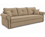 Elegantes 3-Sitzer-Sofa mit Schlaffunktion und Bettkasten, Schlafcouch, TRIVIO K4