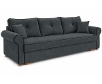 Elegantes 3-Sitzer-Sofa mit Schlaffunktion und Bettkasten, Schlafcouch, TRIVIO K4
