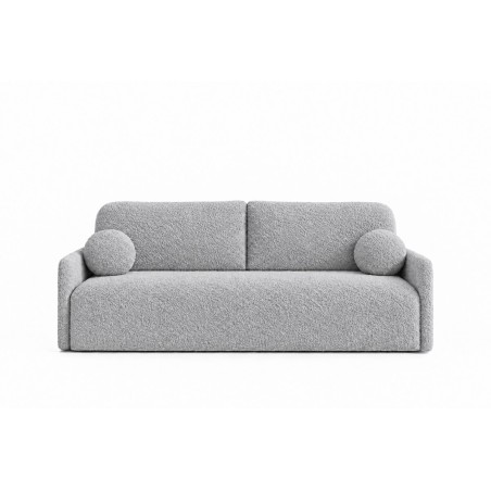 Schlafcouch mit Schlaffunktion und Bettkasten, 3-Sitzer-Sofa, Rückenkissen, TRIVIO K12