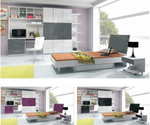 Zestaw mebli młodzieżowych SINDBAD 3 (kolory, połysk)