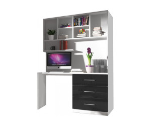 MAJA Biurko z regałem (nadstawka), KOLORY połysk!