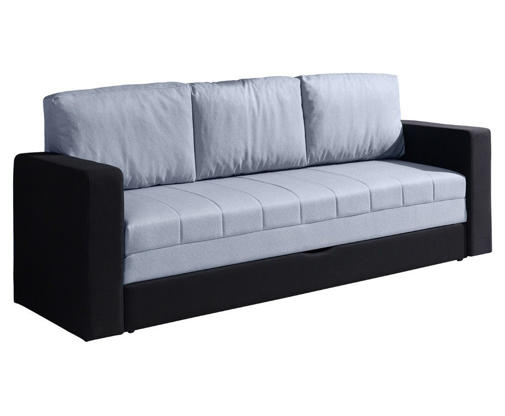 Schlafcouch, 3-Sitzer-Sofa mit Schlaffunktion und Bettkasten, CAMERON
