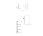 Hochbett, Etagenbett mit Schreibtisch, Bett, Kleiderschrank und Steigleiter,in Hochglanz, Farbvarianten, MAJA 4D Hochbett, Etagenbett mit Schreibtisch, Bett, Kleiderschrank und Steigleiter,in Hochglanz, Farbvarianten, MAJA 4D